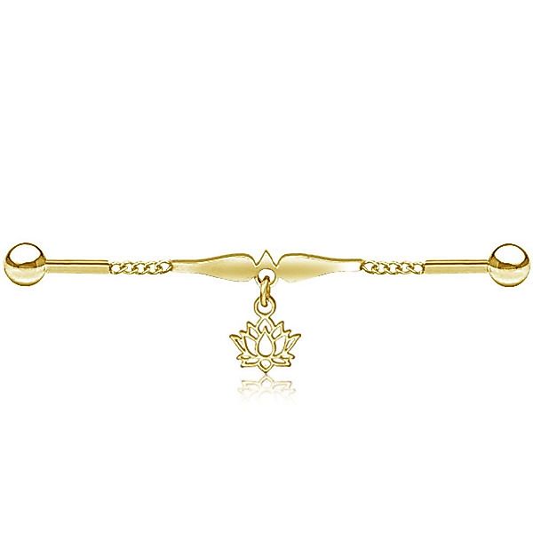 viva-adorno Piercing-Set Industrial Piercing Scaffold Kette günstig online kaufen
