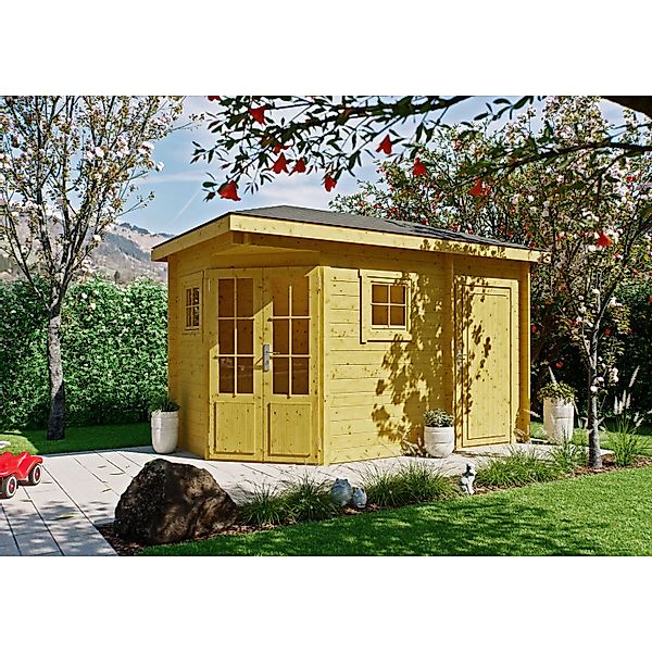 Fjordholz 5-Eck Gartenhaus Modell Evelyn 1D Kiefer Imprägniert günstig online kaufen