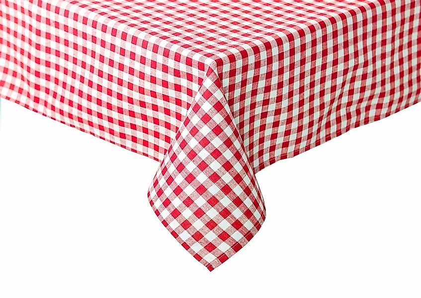 texpot Tischdecke kariert Landhausstil Bauernkaro 100% Baumwolle (1-tlg) günstig online kaufen
