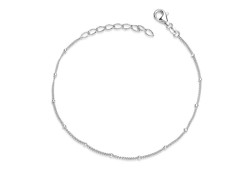 Materia Armkette Damen Panzerkette Kugeln 17-20cm SA-66, 925 Sterling Silbe günstig online kaufen