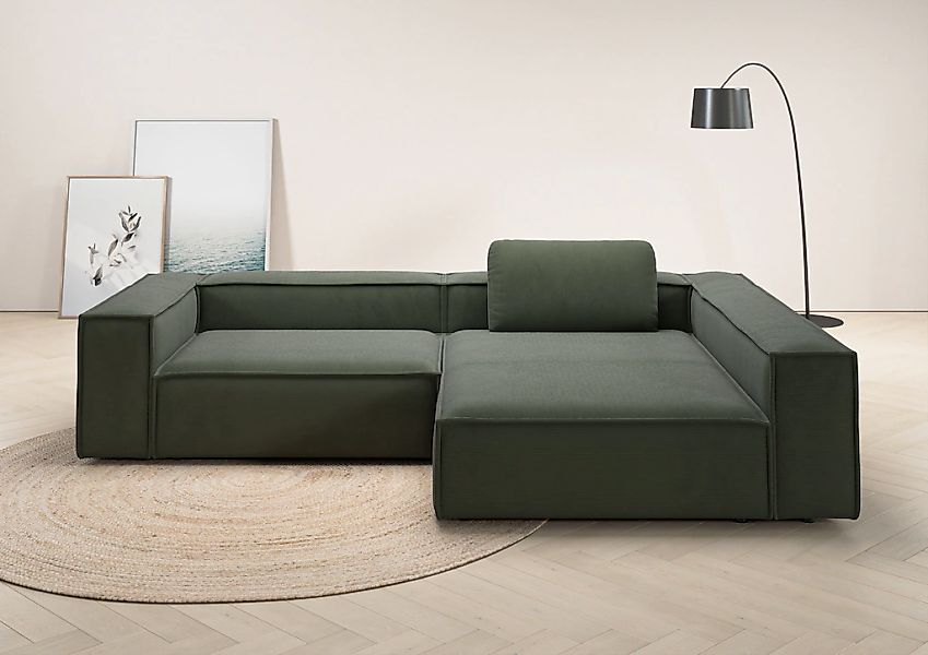 Home affaire Ecksofa "Watertown, moderne XXL L-Form, 306 cm breit" Komforta günstig online kaufen