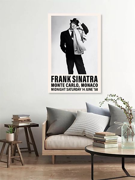 Poster / Leinwandbild - Frank Sinatra günstig online kaufen