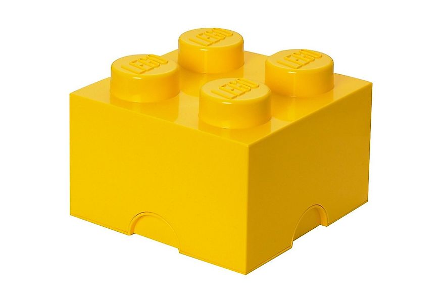 Room Copenhagen Spielzeugtruhe Room Copenhagen LEGO Storage Brick 4 gelb günstig online kaufen