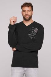 CAMP DAVID Strickpullover mit Logo Print günstig online kaufen