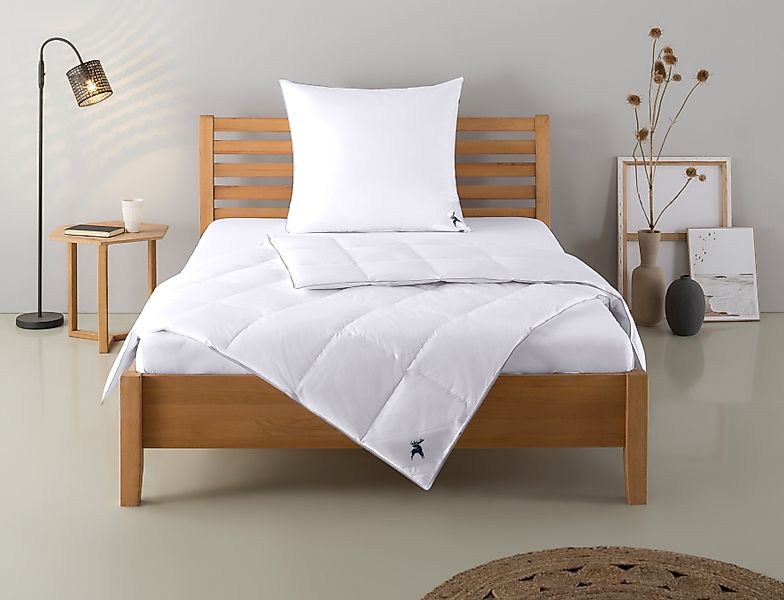 Älgdröm Daunenbettdecke + Kopfkissen »Lodiken, Bettdecke 135x200 cm, 155x22 günstig online kaufen