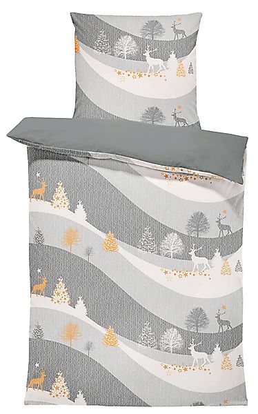 One Home Bettwäsche Winter Wonderland Weihnachten, günstig online kaufen