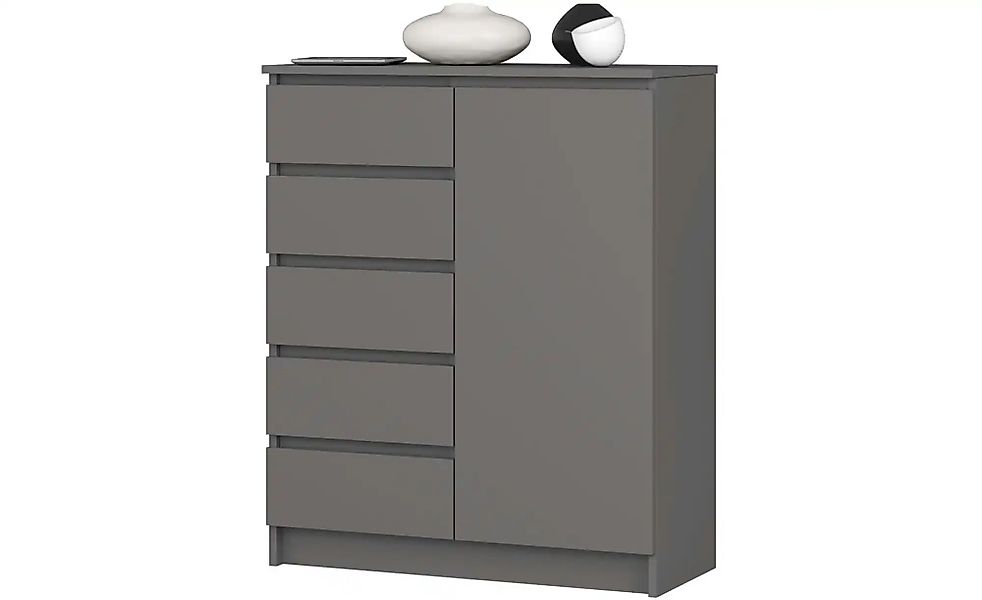Highboard 80 cm breit Kuran ¦ grau ¦ Maße (cm): B: 80 H: 97 Kommoden & Side günstig online kaufen