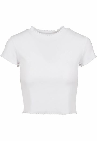 URBAN CLASSICS T-Shirt "Urban Classics Damen Ladies Cropped Rib Tee" 1 Stk. günstig online kaufen