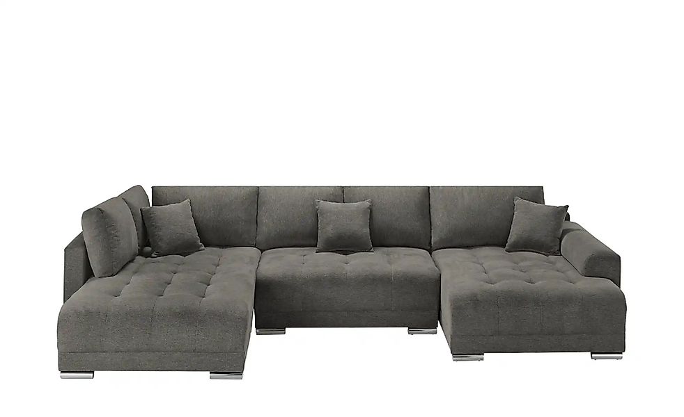 Wohnlandschaft mit Schlaffunktion Lemie ¦ schwarz ¦ Maße (cm): B: 356 H: 85 günstig online kaufen