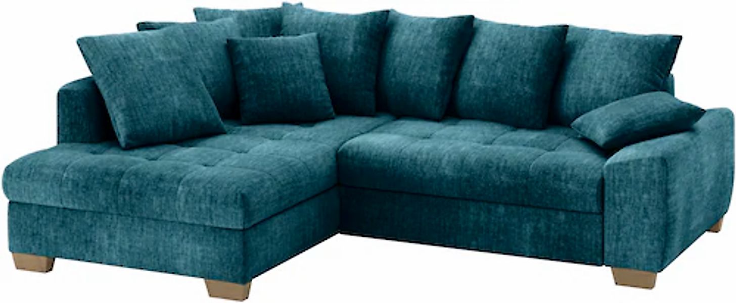 Mr. Couch Ecksofa »Nikita II, L-Form«, Wahlweise mit Bettfunktion, Bettkast günstig online kaufen
