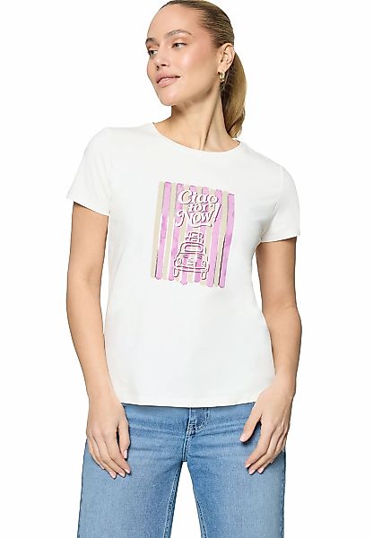 Zero Kurzarmshirt "Damen mit Aufdruck" 1 Glitzer günstig online kaufen