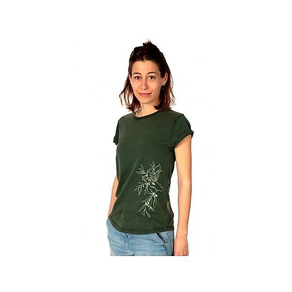 Life-Tree T-Shirt Rundhals T-Shirt ’für Damen in grün’ (1-tlg., keine Angab günstig online kaufen