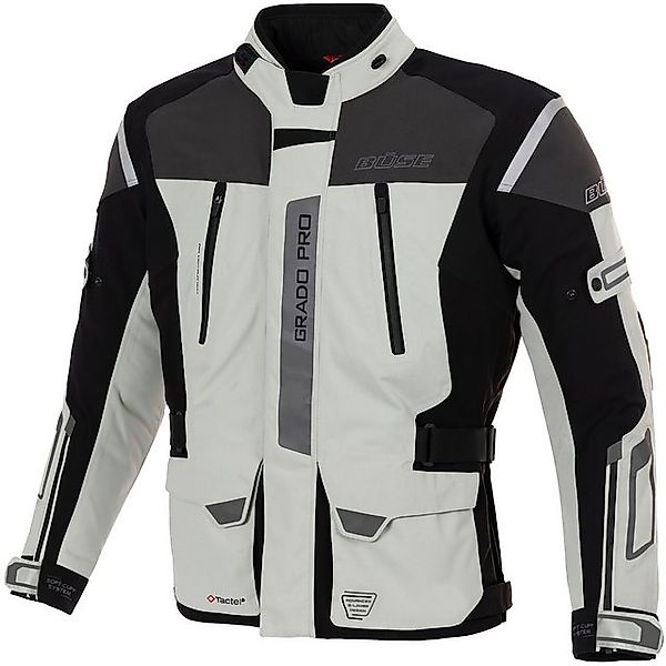 Büse Motorradjacke Büse Grado Pro Textiljacke Hellgrau günstig online kaufen