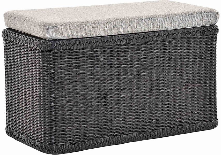 Krines Home Wäschetruhe Rechteckige Truhe Sitztruhe gepolstert mit Deckel N günstig online kaufen