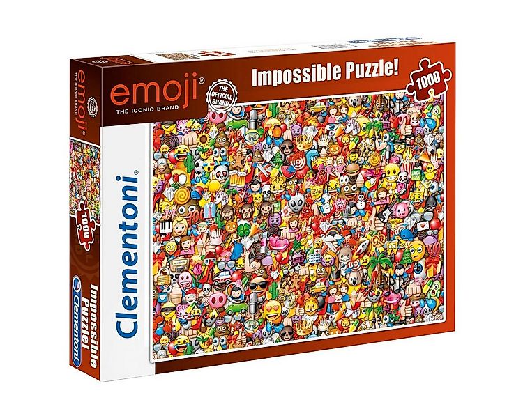 Clementoni® Puzzle Clementoni 39388 - Emoji - Impossible Puzzle!, 1000 Teil günstig online kaufen