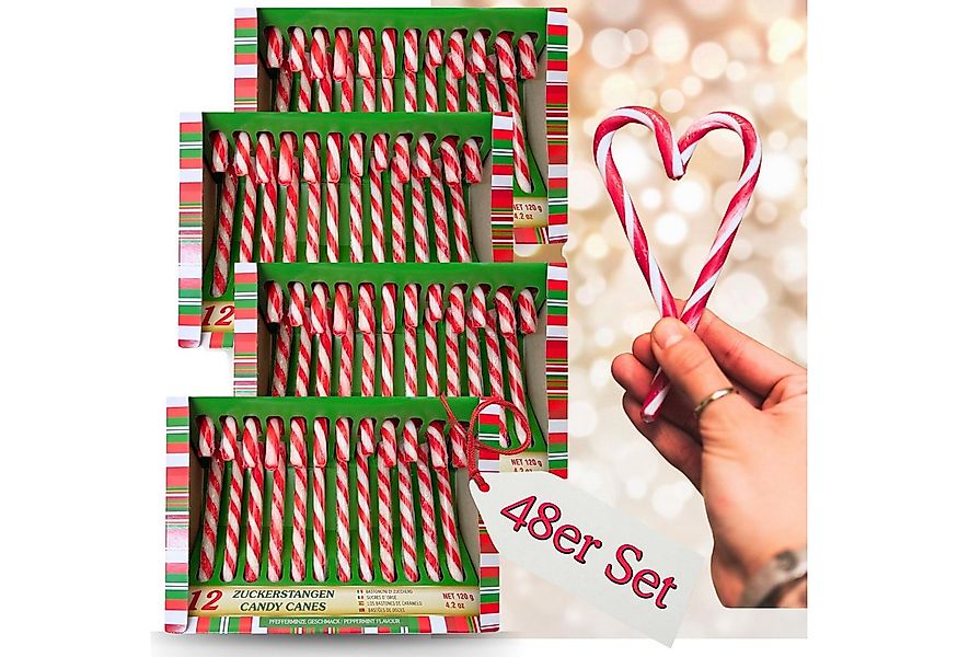 Bada Bing Hänge-Weihnachtsbaum Deko Zuckerstangen Essbar Candy Canes Baumsc günstig online kaufen