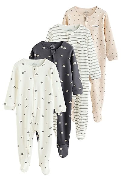 Next Schlafoverall Strampler Zweiwege-Reißverschluss, 4 Stk. günstig online kaufen