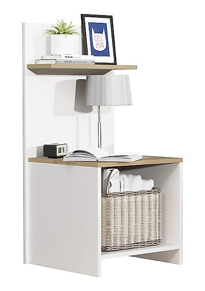 VCM Nachttisch Hoher Nachtschrank Nachttisch Beistelltisch günstig online kaufen
