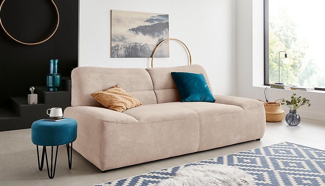 DOMO collection 2-Sitzer "Cesena modernes Sofa mit flachen Armlehnen, komfo günstig online kaufen