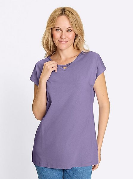 Sieh an! T-Shirt Longshirt Extra kurz günstig online kaufen