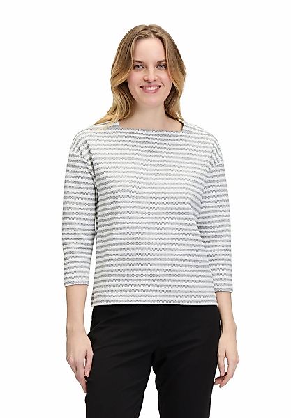 Betty&Co 3/4-Arm-Shirt "Betty & Co Damen Ringelshirt mit U-Boot-Ausschnitt" günstig online kaufen