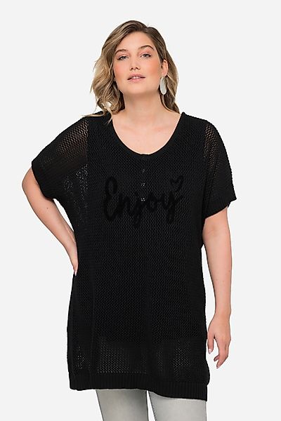 MIAMODA Strickpullover Pullover oversized Ajourstrick ENJOY günstig online kaufen