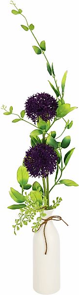 I.GE.A. Kunstblume "Arrangement Allium", Vase aus Keramik günstig online kaufen