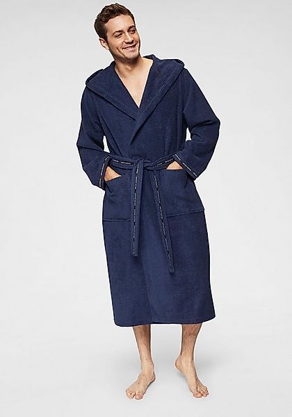 Bruno Banani Herrenbademantel Danny, Normallänge & Überlänge, auch in extra günstig online kaufen