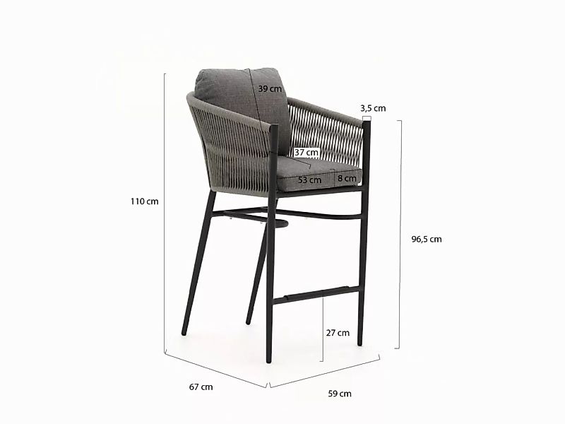 Bellagio Mineo Barhocker Outdoor günstig online kaufen