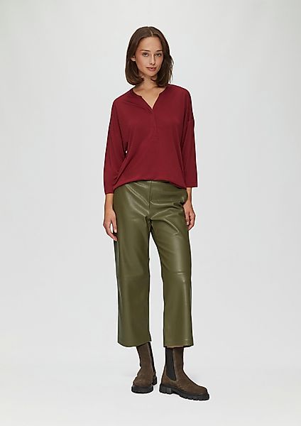 s.Oliver 7/8-Hose Culotte aus Lederimitat mit günstig online kaufen
