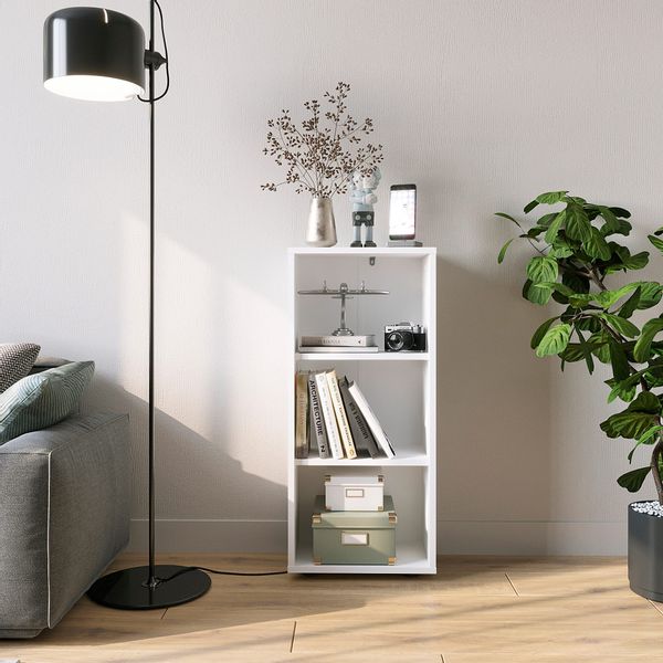 KOMTO Bücherregal Lumo 40 cm Weiß günstig online kaufen