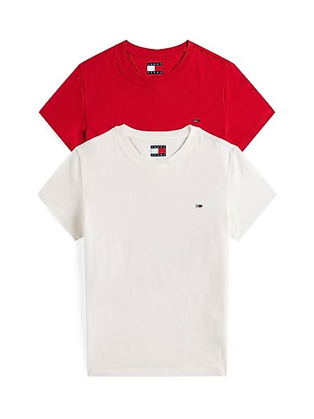 Tommy Jeans T-Shirt "TJW 2PACK C-NECK TEE", (Packung, 2 tlg., 2er), mit Log günstig online kaufen