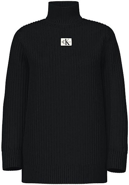 Calvin Klein Jeans Strickkleid WASHED MONOLOGO günstig online kaufen
