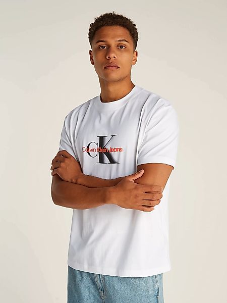 Calvin Klein Jeans T-Shirt "MONOLOGO SHIFT TEE", mit großem Logodruck günstig online kaufen