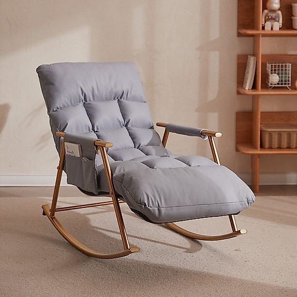 POPOLIC Schaukelstuhl Wohnzimmer Schaukelstuhl Liege faul günstig online kaufen