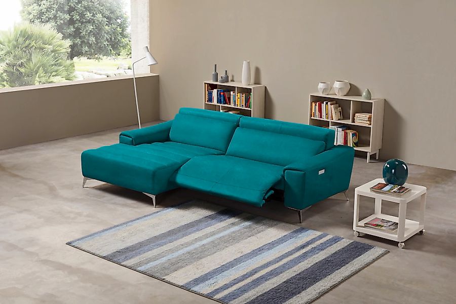 Egoitaliano Ecksofa »Suzette, Designsofa mit hohem Sitzkomfort«, mit Recami günstig online kaufen