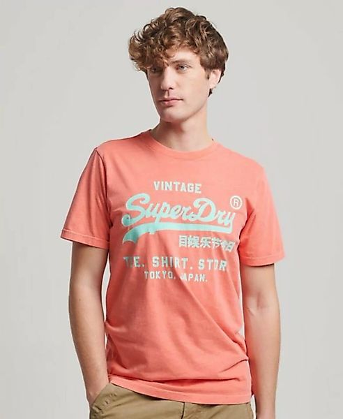 Superdry T-Shirt NEON VL T SHIRT Deep Sea Coral günstig online kaufen