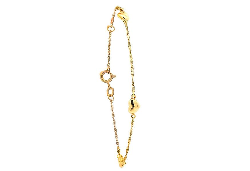 HOPLO Goldarmband Goldkette Singapurkette Länge 19cm - Breite 1,2mm - 333-8 günstig online kaufen
