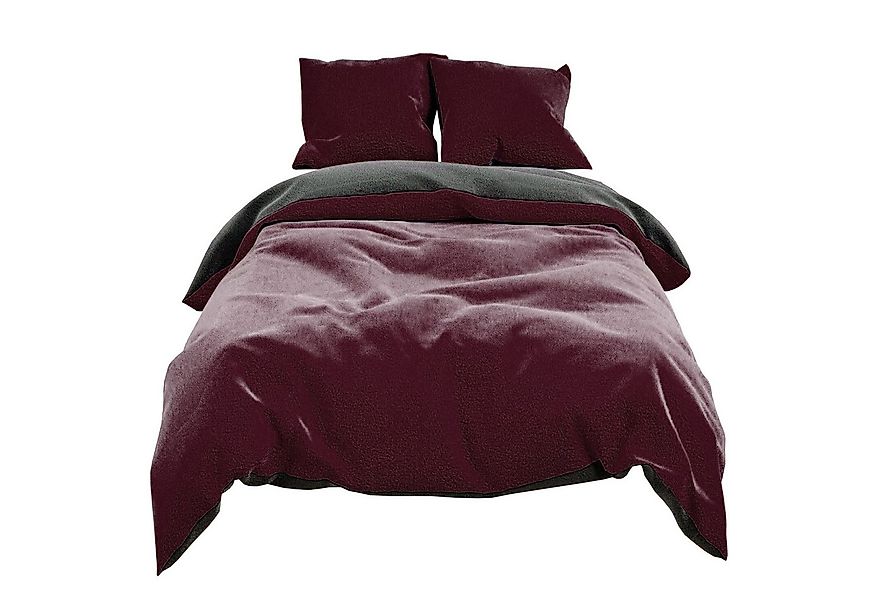 Visaggio Bettwäsche Winter Teddy Plüsch, Fleece, 2 teilig, Flauschig warmes günstig online kaufen