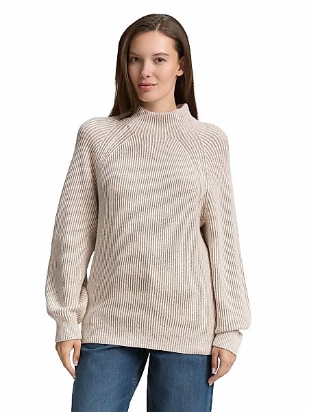TOM TAILOR Strickpullover, mit Rippstruktur günstig online kaufen