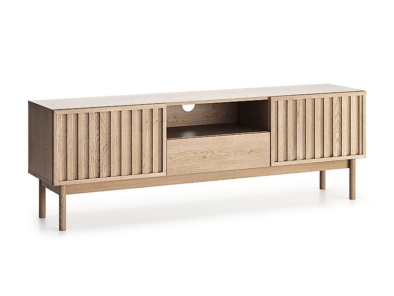 Beautysofa TV-Schrank SAPPORO im Japandi-Stil (mit 1 Schublade und 2 Türen, günstig online kaufen