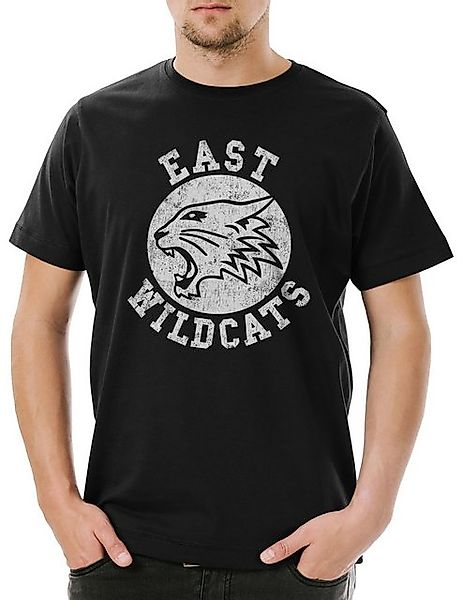 Urban Backwoods Print-Shirt East Wildcats Herren T-Shirt High School Basket günstig online kaufen