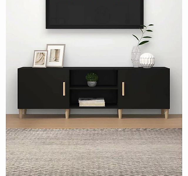 vidaXL TV-Schrank TV-Schrank Schwarz 150x30x50 cm Holzwerkstoff (1-St) günstig online kaufen