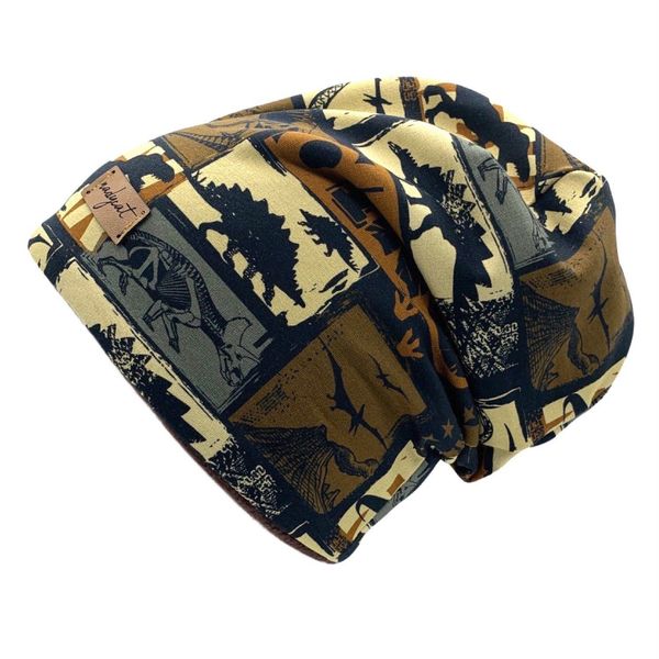 nadycat Beanie DINOSAURIER braun-schwarz (2-St., Beanie günstig online kaufen