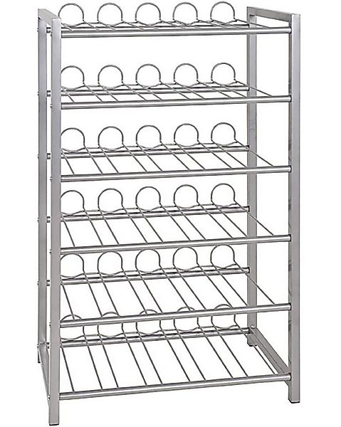 HAKU Flaschenregal HAKU Möbel Flaschenregal - alu - H. 90cm x B. 54cm günstig online kaufen