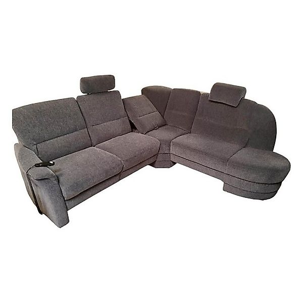 ARCO Ecksofa Ecksofa 50003 Stoff Dana Stahl mit Relaxsessel und verschieden günstig online kaufen