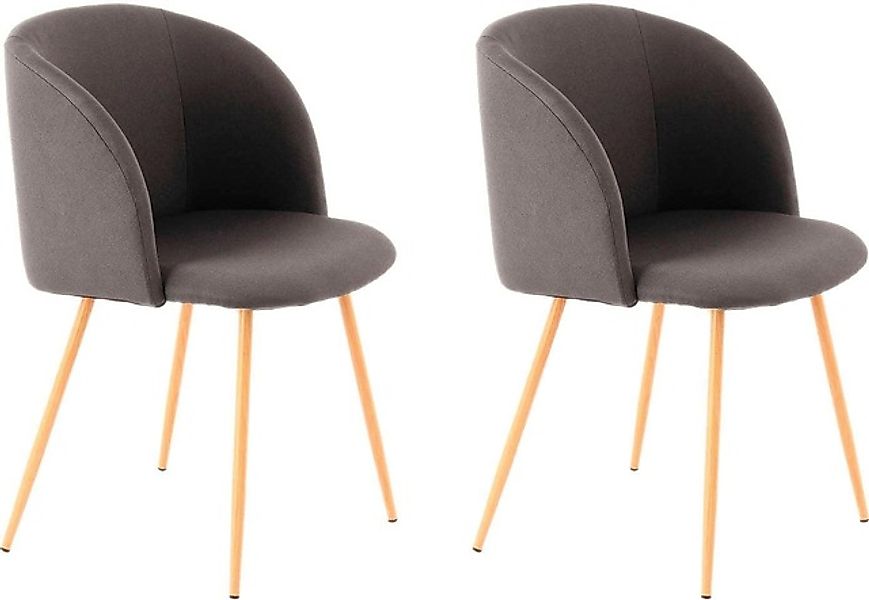 Kayoom Stuhl »Celina 210 2er-Set, Polsterstuhl, Sitzfläche aus Schaumstoff« günstig online kaufen