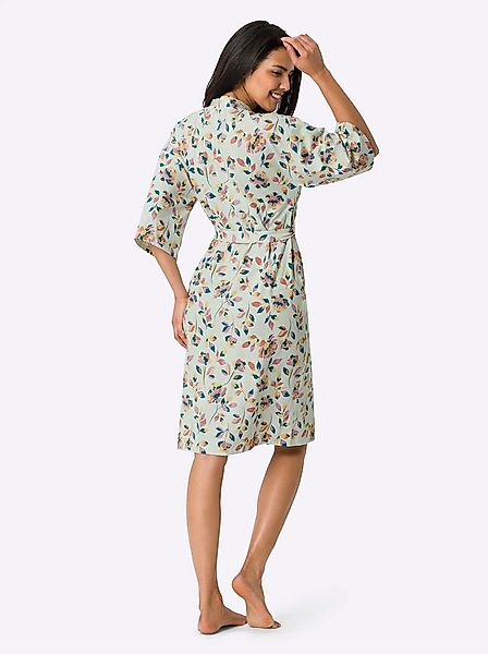 Sieh an! Morgenmantel Morgenmantel 3/4-Arm, Baumwolle, Single-Jersey günstig online kaufen