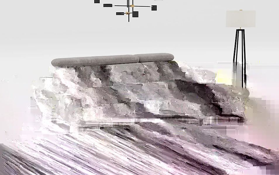 COTTA Ecksofa "Hudson L-Form", mit Kopfteilverstellung, wahlweise mit Bettf günstig online kaufen