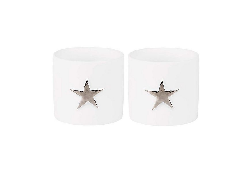 Räder Teelichthalter räder Sternenlichtlein Kerzenständer Teelicht silber 2 günstig online kaufen